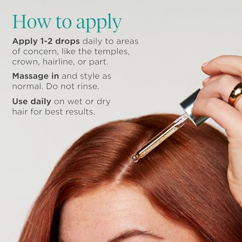Briogeo Destined For Density MegaStrength+ Caffeine + Biotin Peptide Density Serum, Increases Hair Thickness and Density, Fast-Absorbing & Non-Greasy, Fragrance-Free, Vegan, Cruelty-Free, 1.5 fl oz