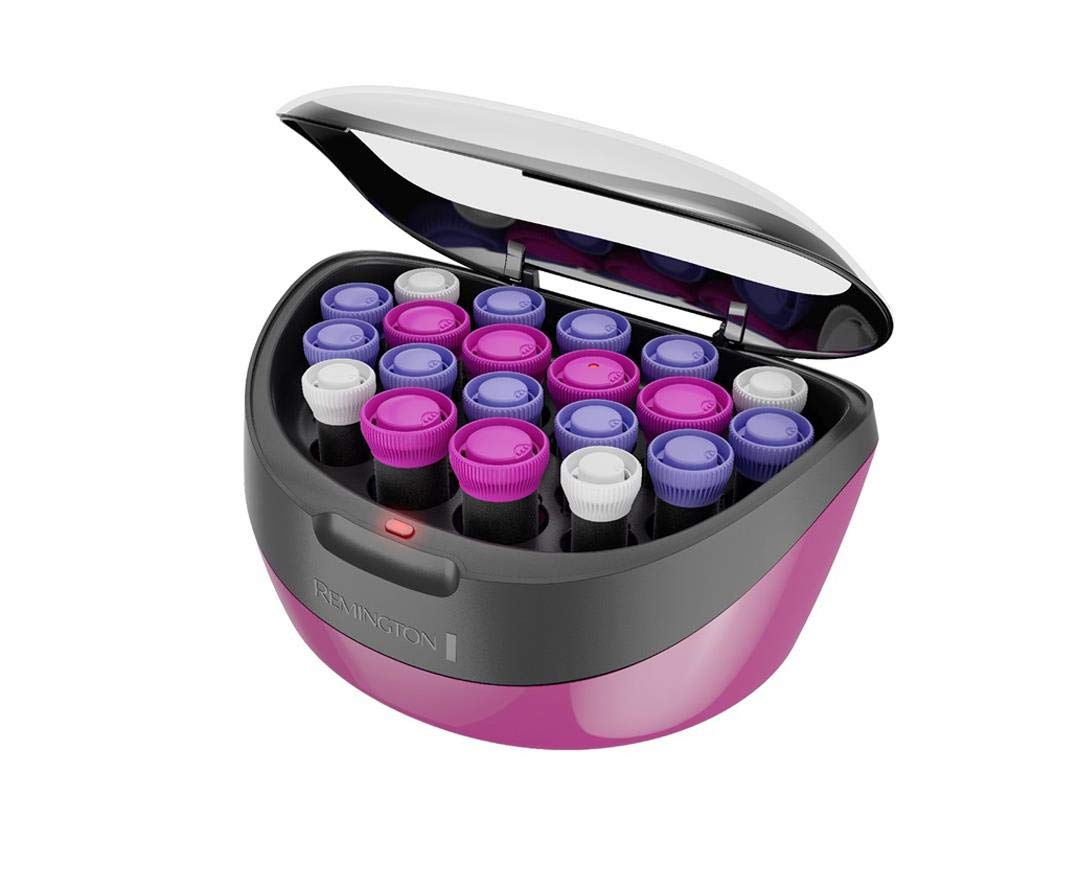 Remington Ionic Conditioning Hair Setter, 20 Velvet Hair Rollers, 6 Large (1¼”), 10 Medium (1"), 4 Small (¾”), Blowout Style Hair Curlers