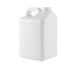 kitchentoolz 2.5 Gallon Water Jug – Heavy-Duty HDPE Carboy for Automotive Used Oil & Liquid Storage – 10 Quart Mixing Container with Secure Lid – Made in USA - White 6 Pack