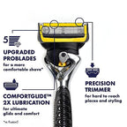 Gillette ProGlide Shield Premium Edition Razors for Men, 1 Gillette Razor, 8 ProShield Razor Blade Refills, 1 Travel Case