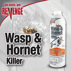 REVENGE Wasp & Hornet Killer Aerosol, 15 oz Ready-to-Use Spray for Wasps, Hornets and Yellow Jackets, Kills Entire Nest