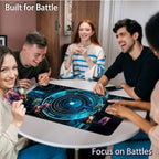 for MTG Game Playmat, for Magic TCG Rubber Play mat,Tabletop Card Playmats with Smooth Surface,Trading Card Inked Game Mat,Battle Game, Circle Art