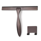 Hiware All-Purpose Shower Squeegee for Shower Doors, Bathroom, Window and Car Glass - Bronze, Stainless Steel, 12 Inches