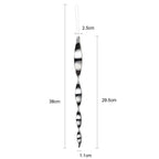 Besmon Woodpecker Bird Scare Devices，Reflective Scare Rods Control Device to Keep Birds Away from Patio Pool（Christmas Reflective Strip Hanging Home as Decoration） (30PCS)