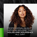 TRESemmé Hair Mousse 2-Pack + Keratin Repair Hair Mask – Flawless Curls Alcohol-Free, Anti-Frizz Hair Products with Heat Protection (3 Piece Set)