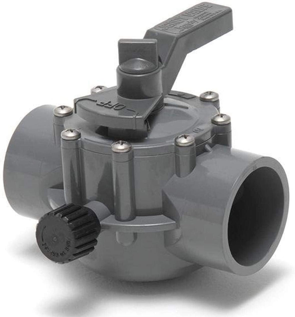 ATIE 2-Port/3-Port Pool Valve Rebuild Complete Kit Compatible with Jandy 2-way/3-way 4715, 4716, 4717 Valve and Gray Valves with Diverter Valve 4720, Cover 4606, Handle 7433 (1 Pack)