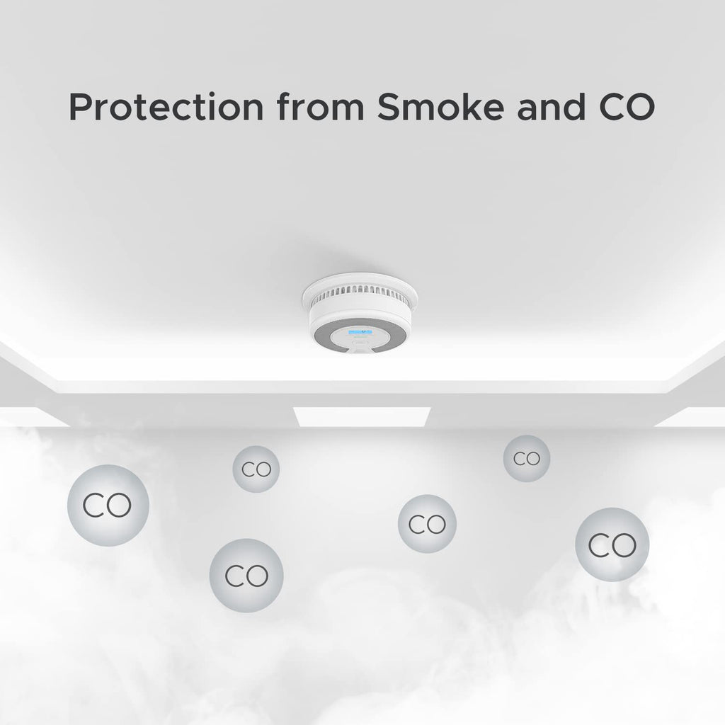 X-Sense 10-Year Battery Combination Smoke Carbon Monoxide Alarm Detector with Large LCD Display, Certified to UL 217 9th Edition, Standalone Model SC07, 1-Pack