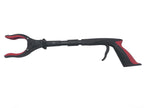 Grabber Reacher Tool 19" Aluminum Magnetic Claw with LED Light, Reacher Grabber Pickup Tool, Foldable Gripper Grabbers for Elderly Grab it Reaching Tool, Trash Grabbers Pickers, Red, by Luxet 2-Pack