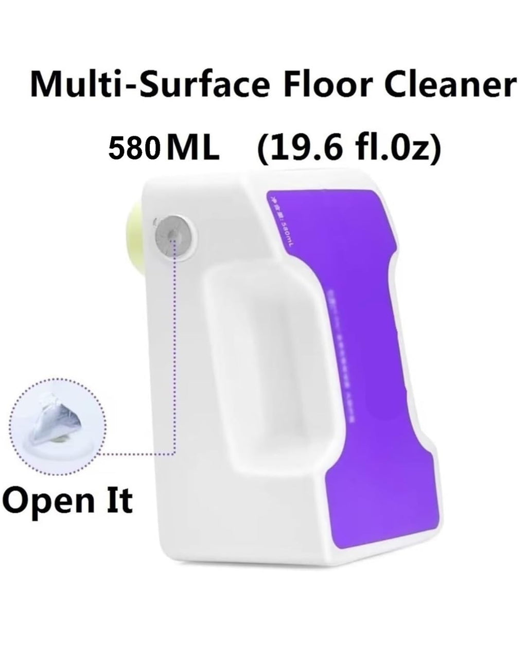 ddjjjpkv Vacuum cleaner Vacuum Cleaner Floor Cleaning Solution 580mL, Compatible For Narwal Freo Z Ultra/Freo Z10, Multi-Surface Detergent(580ml*3)