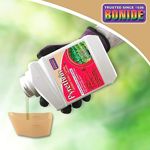 Bonide Pyrethrin Garden Insect Spray Concentrate, 16 oz Ready-to-Mix Fast Acting Insecticide for Outdoor Garden Use