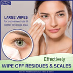 Dr. Fischer Eyelid Wipes - Purified, Non-Irritating, Pre-moistened Eye Wipes for Cleansing Sensitive Skin. Hypoallergenic Make-up Remover (30)