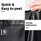 POLYSELLS 200 pcs 9x12 Inches Black Poly Mailers Shipping Envelopes, Strong Adhesive Sealing, Waterproof, and Tear-resistant Postal Mailing Bags for Small Business, Clothes, Non-Fragile Items
