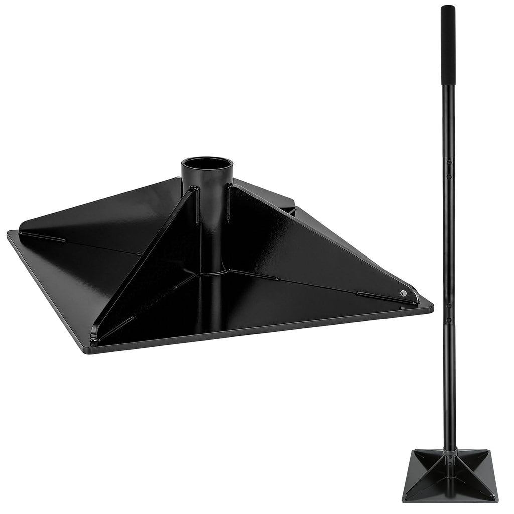 Acostop Heavy-Duty Steel Tamper, 10"x10"