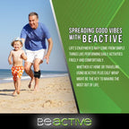 BeActive Plus Acupressure System - Sciatica Pain Relief Brace For Sciatic Nerve Pain, Lower Back, & Hip - Be Active Plus Knee Brace With Pressure Pad Targeted Compression For Sciatica Relief - Unisex