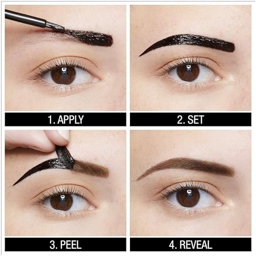 Maybelline New York Brow Tattoo Longlasting Tint, Dark Brown, 4.9 ml