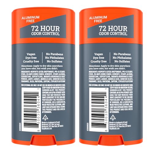 Mando Whole Body Deodorant For Men - Smooth Solid Stick - 72 Hour Odor Control - Aluminum Free, Baking Soda Free, Skin Safe - 2.6 ounce (Pack of 2) - Mt Fuji