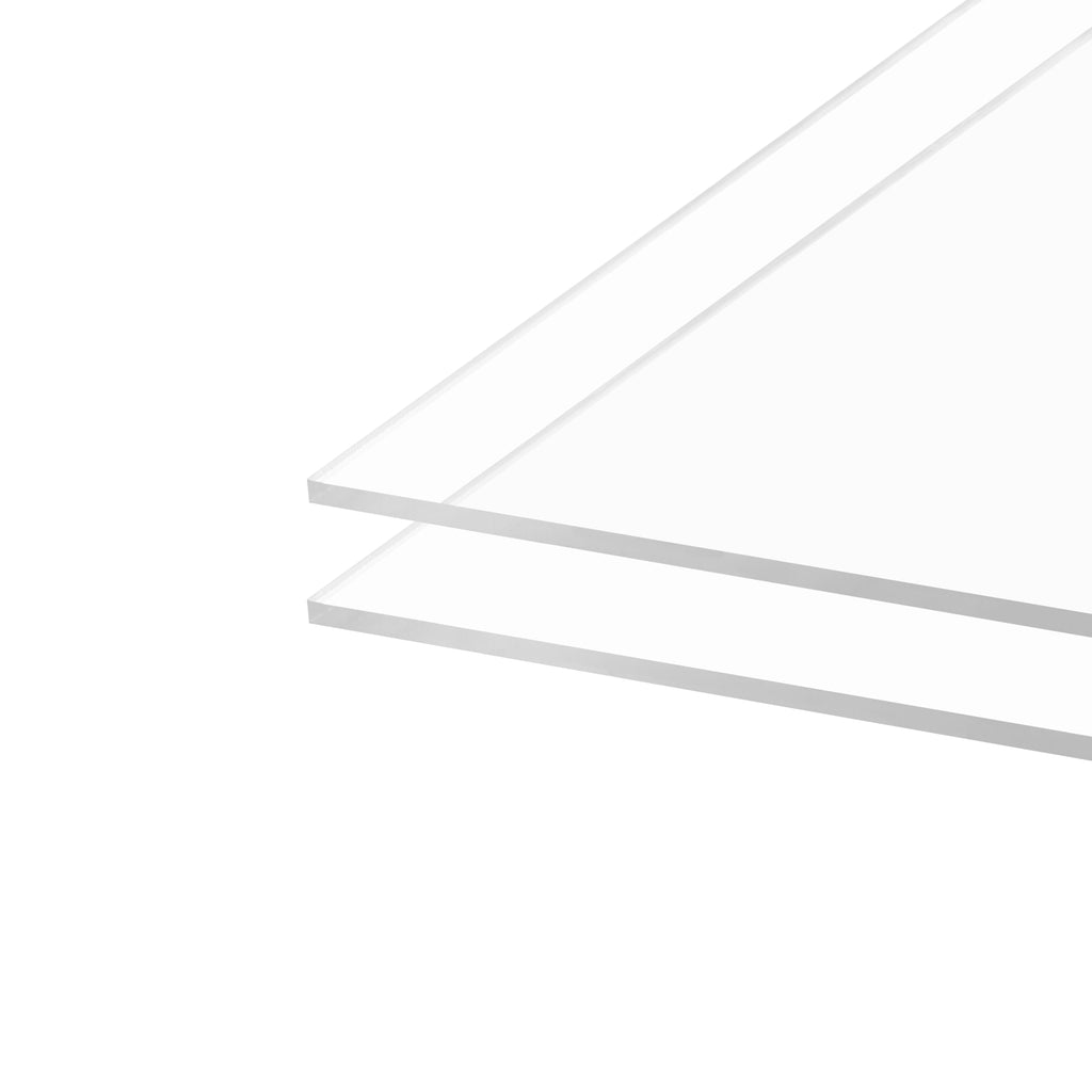 KAITELA Clear Cast Acrylic Sheet 8" x 10" x 1/8" Thick (3mm), Pack of 2