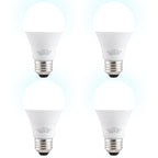 LQ BSDERA 4PK 4000K,Garage Door Opener Light Bulbs, 1500LM Ultra Bright, Minimize Interference, Compatible with Most Garage Door Openers, 12W, 120V, A19 Bulbs with E26 Base