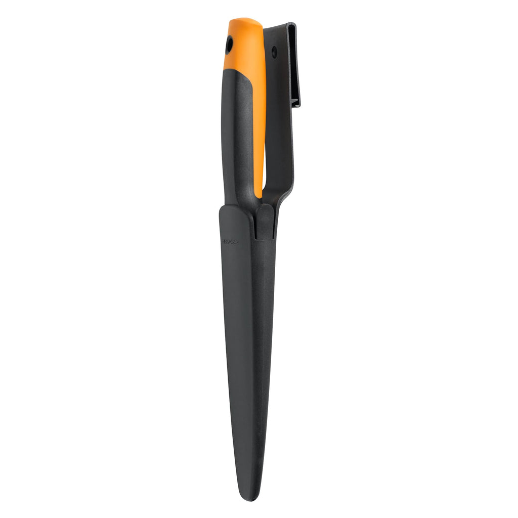 Fiskars Hori Hori Garden Knife with Sheath, Heavy Duty Gardening Hand Tool