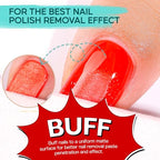 Morovan Gel Nail Polish Remover Kit: Gel Polish Remover for Nails with Liquid Latex Tape Peel off Nail Strengthener Cuticle Pusher Quick & Easy Gel Remover for Nails in 3-5 mins No Soaking Or Wrapping