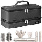 Double Layer Storage Case For Shark Flexstyle, Travel Carrying Case For Shark 430/440 Flexstyle, Organizer Bag For Shark Flexstyle/Dyson Airwrap Styler Attachments