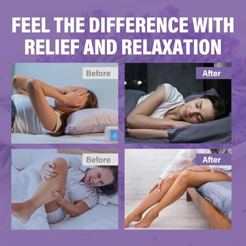 Magnesium Lotion, Magnesium Lotion for Sleep & Muscle Relief, Kids & Adults Nighttime Magnesium Cream - Promotes Sleep and Support for Relaxation & Calm (Lavender)