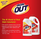 Iron OUT Powder Rust Stain Remover, Remove and Prevent Rust Stains in Bathrooms, Kitchens, Appliances, Laundry, and Outdoors, 4 Pound 12 Ounce, Pack of 6