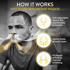 Rhinomed Turbine Nasal Dilator for Athletic Breathing - Large 3pk - Improves Airflow During Exercise - Nasal Dilators for Exercise - Internal Nasal Dilator - Lightweight