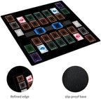 Stitched for Yugioh Playmat, 2-Player, Master Rule Duel Field Zones, Large Card Game Mat, Original Art Designs & Accessories (Basic3)