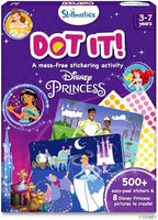 Skillmatics Dot It Sticker Art - Disney Princess, Mess-Free Fun for Kids, 500+ Stickers, Craft Kits, DIY Scrapbooking Activity, Travel Toys, Gifts for Girls & Boys Ages 3, 4, 5, 6, 7