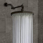 Luxury Spa Series: Bronze Rain Shower Head, 8-Inch Round Rain Showerhead with 360 Tilt, Experience Rainfall with MAXX Comfort and Elegance (Oil Rubbed Bronze)