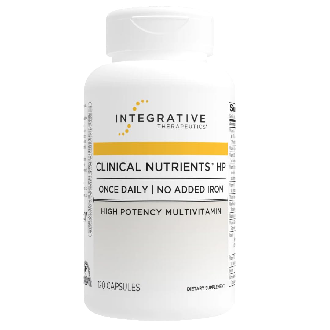 Integrative Therapeutics Clinical Nutrients HP - Daily Multivitamin for Vital Nutrients - Antioxidant Support for Men & Women* - No Added Iron - Dairy-Free - 120 Count (60 Servings)