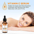 Anti Aging Vitamin C Serum Hyaluronic Acid Serum Set - with Hyaluronic Acid, Skin Care Set Boost Skin Collagen,Hydrate & Plump Skin, Anti Aging & Wrinkle Facial Serum