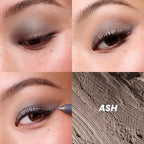 Wonderskin IYKYK Eyeshadow Stick - Longwear Eye Shadow Sticks, Budge-Proof and Waterproof Shimmer Eyeshadow Stick with Built-in Sharpener (Ash)