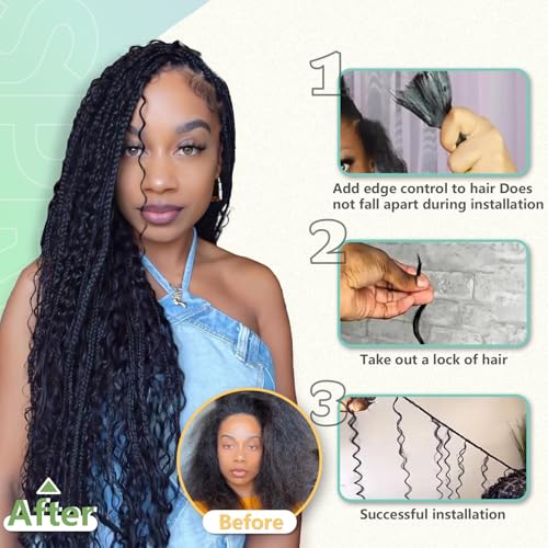 Deep Wave Bulk Braiding Hair for Boho Braids 18 Inch 2 Bundles 200g Honey Blonde Curly Boho Hair for Braiding No Weft Wet and Wavy Hair Extensions (#27)