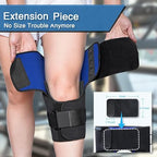Plus Side Knee Brace for Women/Men, Hinged Knee Brace with Dual Metal Side Stabilizers, Knee Support for Knee Pain for Relieves ACL, MCL, Meniscus Tear, Arthritis, Tendon Pain, Injury Recovery