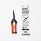 Saboten Japanese Pruning Shears 7.9" – Professional Bypass Garden Clippers, Made in Japan, Sharp Carbon Steel Blade with Sap-Resistant Fluorine Coating, Cuts up to 3/4 in (20 mm) (Straight)