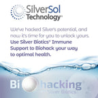 Silver Biotics Advanced Silver Technology, SilverSol Ag₄O₄ 10 PPM Immune Support | Bio-Hacking Immune Building Natural Support | 32 Fl Oz