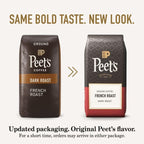 Peet's Coffee Ground Coffee Dark Roast, French Roast, 28 Ounces