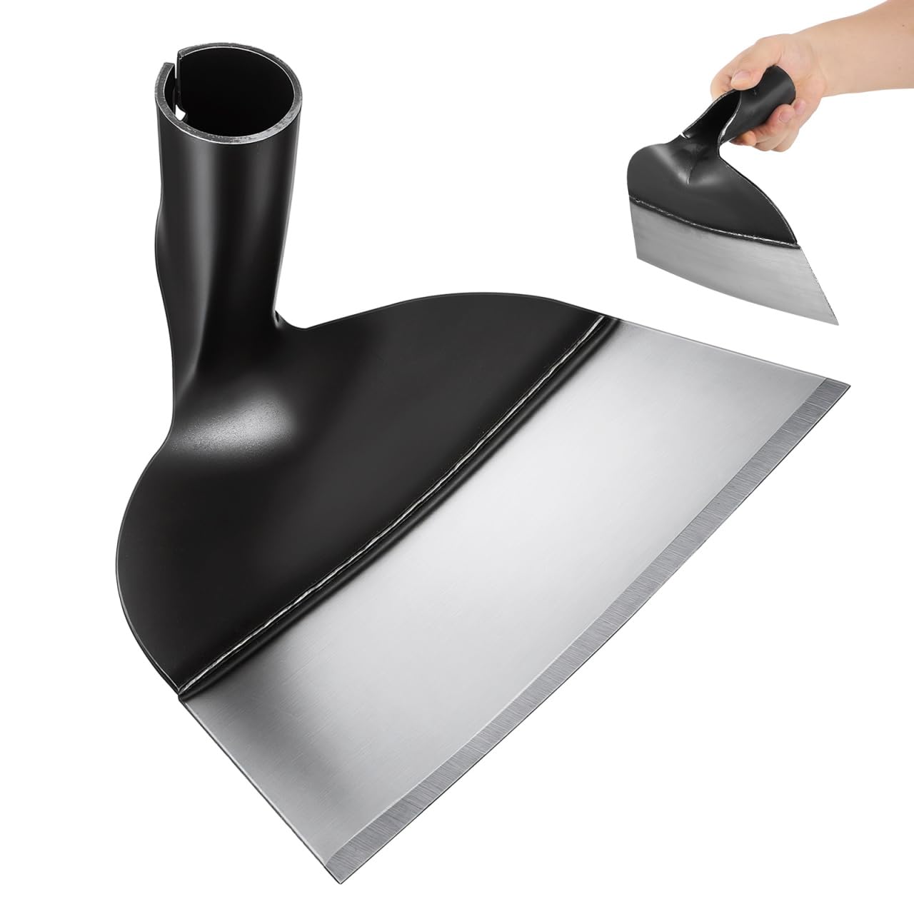 DOITOOL Hand Hoe Head Hoe Garden Tool Heavy Duty Agriculture Farming Head Round Eye Hoes Remove Grass Planting Digging Gardening Tool Weeding Hoe Head for Agriculture