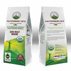 Peak Performance High Altitude Organic Coffee. Fair Trade, Low Acid, Non GMO, and Beans Full Of Antioxidants. Dark Roast Smooth Tasting USDA Certified Organic Ground Coffee Bag