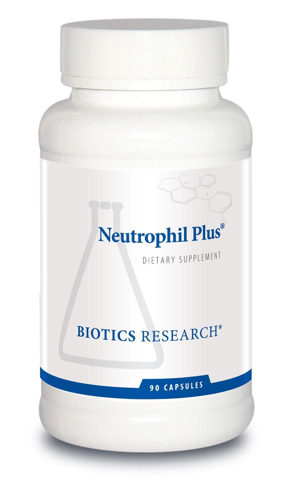 BIOTICS RESEARCH Neutrophil Plus, Immune Support, Maitake Mushroom, Barberry, Antioxidant Activity, Optimal Immune Function, Upper Respiratory Health, 90 Capsules
