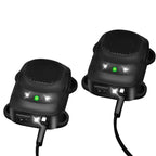 Loraffe Under Hood Rodent Repellent for Car Engines, 12V 24V Ultrasonic Mouse Deterrent with LED Strobe Lights – Mice and Rat Repeller for Truck, RV, Vehicle Engine Protection, Pack of 2