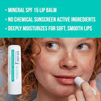 Bundle of BLUE LIZARD Sensitive Mineral Sunscreen with Zinc Oxide Sensitive, SPF 50 5 Fl Oz + 3-Pack Blue Lizard Mineral SPF 15 Lip Balm:Natural Coconut Flavor, Each Tube 0.13 oz.