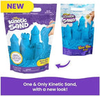 Kinetic Sand, 2.5lbs Blue Play Sand, Moldable Sensory Toys for Kids, Resealable Bag (Packaging May Vary), for Ages 3 and up