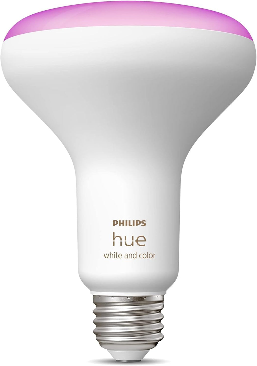 Philips Hue Smart 85W BR30 LED Bulb- White and Color Ambiance Color-Changing Light- 1 Pack- 1200LM- E26 - Indoor - Control with Hue App- Works with Alexa, Google Assistant and Apple Homekit