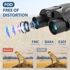 Binoculars 15x25 for Adults,Waterproof Durable & Clear Binoculars with Low Light Night Vision for Sightseeing,Concerts and Bird Watching