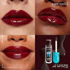 NYX PROFESSIONAL MAKEUP Lip IV Hydrating Glossy Lip Stain with 12HR Hydration - Water Bout Wine (Red)
