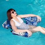 SLOOSH Inflatable Pool Floats Adult,2 Packs Floating Lounge Chairs,Blow up Pool Noodles for Adult Heavy Duty,Floating Chair for Party Summer Water Beach Lake Fun