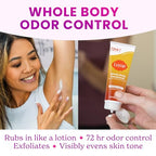Lume Whole Body Deodorant - Invisible Cream Tube - 72 Hour Odor Control - Aluminum Free, Baking Soda Free, Skin Safe - 3.0 ounce (Pack of 2) (Toasted Coconut)